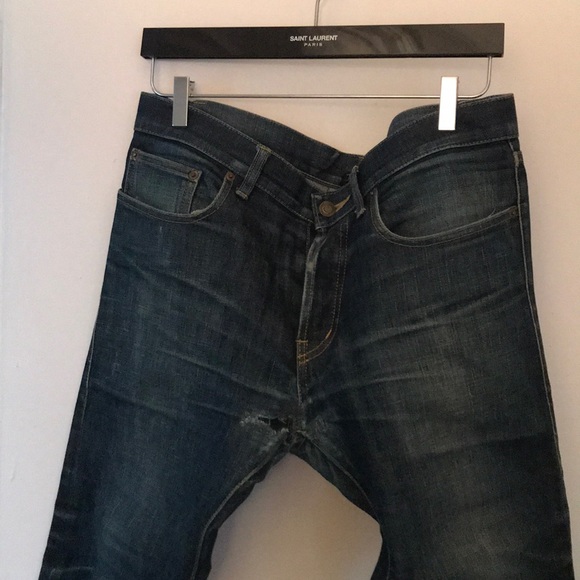 Saint Laurent D03 Raw Denim in Dark Blue - Picture 5 of 5